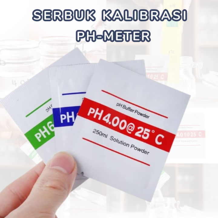 Bubuk Kalibrasi PH Meter Serbuk Asam Basa PHBuffer Powder Calibration