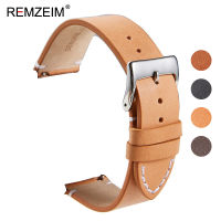 Calfskin Leather Watchband Quick Release Watch Band Wrist Strap 18mm 20mm 22mm 24mm Smart Watch Strap Watches Accessories Cable Management