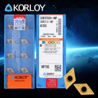 DCMT070204 DCMT11T304 DCMT11T308 HMP NC3020 10pcs 50pcs 100pcs KORLOY คาร์ไบด์แทรกการประมวลผล: โลหะผสมเหล็ก ฯลฯ