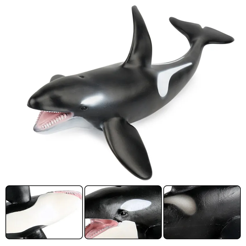 Sea Life Models Mini Dolphin Figures Lifelike Simulation Marine Organism  Jumping Dolphin Toys Kid Gifts Cognitive Toys