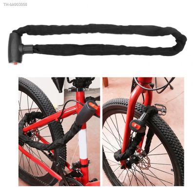 ✜☃ Bike Chain Lock for Riding Solid Bike Security Lock Folding Design Manganese Steel Good Toughness