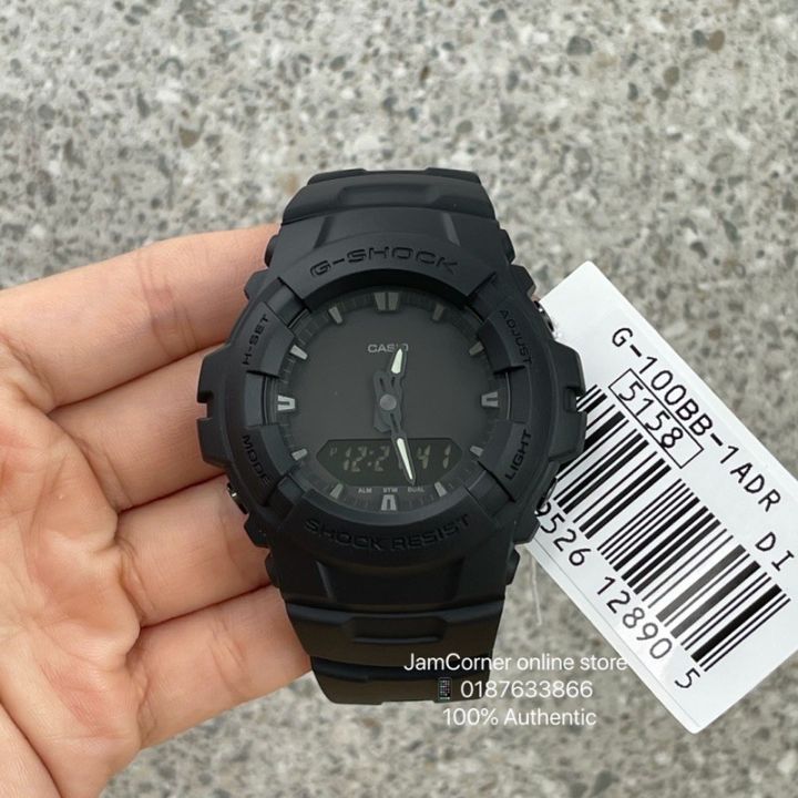 Casio G-Shock G-100BB-1ADR 5158 - ラバーベルト