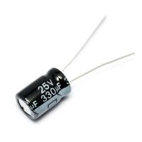 50PCS/LOT Electrolytic Capacitor 25V/330uF 8*12mm 25V 330UF WATTY Electronics