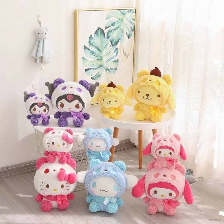 sanrio-ตุ๊กตา-hello-kitty-my-melody-kuromi-cinnamoroll-ของเล่นสําหรับเด็ก