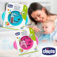 CHICCO ชามอาหารเด็กลายสุดน่ารัก  WARMY PLATE 6M+ GIRL/Boy