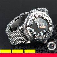 สายนาฬิกาข้อมือคุณภาพสูง22มม. สำหรับ Citizen BJ8050-08E สแตนเลส Lug หัวเชื่อมต่อดัดแปลงสายรัดข้อมือมอนสเตอร์ขนาดเล็ก/เล็ก