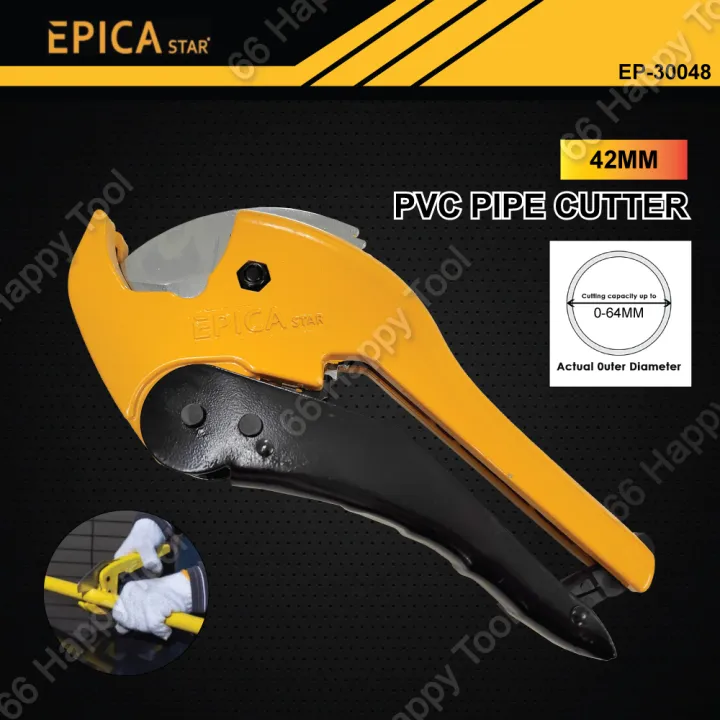 EPICA STAR PVC Pipe Cutter 225mm EP30048 Plumbing Hand Tool 42mm Cut