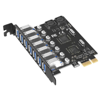 【Best-Selling】 LankaBuyr Usb 7พอร์ต3.0 Pci อะแดปเตอร์แบบเร็วเป็นพิเศษสล็อต Pcie ขยาย Usb สำหรับพีซี Linux/windowsxp/ 7/ 8/ 8.1/ 10