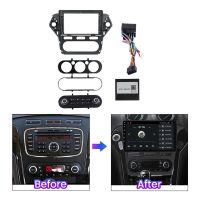 Car Audio Radio Frame Dashboard Fitting Panel 10In - 10.2In Fascias Car Accessories Black for Ford Mondeo IV 2007-2010