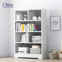 Ossa ชั้นวางของ ชั้นไม้ ชั้นวางของอเนกประสงค์ ตู้โชว์ (เนื้อไม้MDF) FB22 ขนาด 50 x 17 x 120 cm.