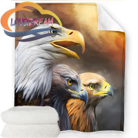 Hawk；eagle Blanket animal Flannel Blanket Soft Fleece Throw Blanket Lightweight All Seasons Warm for Couch Sofa Bedroom Quilt