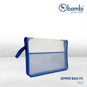 Thunlit Zipper File Bag Convenient A4 Mesh Folder