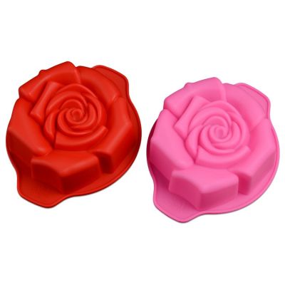 GL-แม่พิมพ์ ซิลิโคน ดอกกุหลาบ ขนาดกลาง (คละสี) rose silicone mold