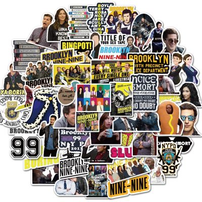 10/30/50pcs Brooklyn Nine-Nine Stickers for DIY Stationery Decal Pegatina Motorcycle Skateboard Laptop Guitar Helmet Sticker Stickers Labels