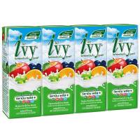 Free delivery Promotion Ivy Drinking Youghurt UHT Mixed Fruits  180ml. Pack 4 Cash on delivery เก็บเงินปลายทาง