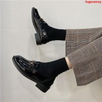 35-43 Large Size Womens Leather Shoes British Style Vintage JK Versatile 41 Korean Version Student 42