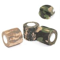 ds06 อุปกรณ์ตกปลา กลางแจ้ง KJ กันน้ำ Camo Wraps เดินป่าตั้งแคมป์ล่าสัตว์พรางเทปจักรยานสติ๊กเกอร์ sell ฤดูสินค้าราคาถูก