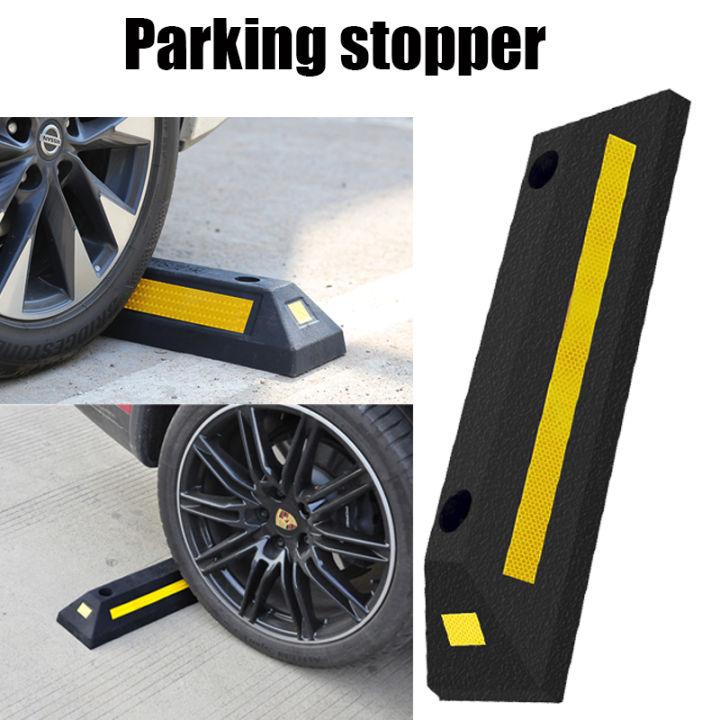 【Ready stock】Curb Garage Vehicle Floor Safety 1PC Heavy Duty Rubber ...