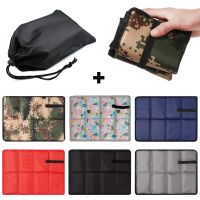 Folding Camping Mat Foam Sitting Pad with Portable Bag Waterproof Oxford Cloth Beach Mat Prevent Dirty Hiking Small Picnic Seat