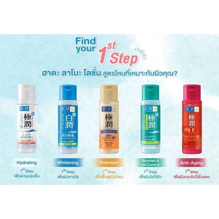 hada-labo-lotion-170ml-ฮาดะ-ลาโบะ-โลชั่น-แพคเกจใหม่ทุกตัว-ขาว-แดง-พรีเมี่ยม-สีทอง-น้ำเงิน