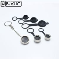 ﹍﹊ 2Pieces Aviation Plug Cover Waterproof Connector Plugs Dust Rubber / Metal Cap for GX12 GX16 GX20