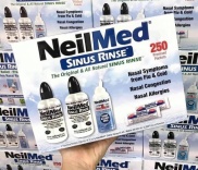 HCMBộ sản phẩm nước muối rửa mũi nước muối sinh lý Neilmed Sinus Rinse 250