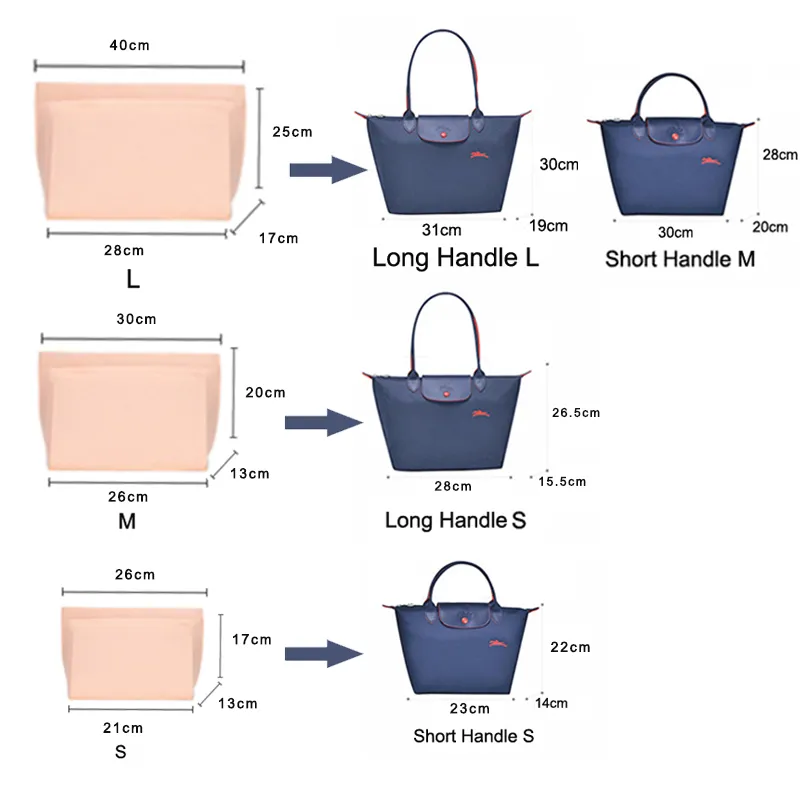 Measurement Longchamp Size Chart Vlrengbr 2842