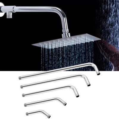 Shower Head Extension Pipe Stainless Stee Straight Angled Extra Hose Shower Head Parts Bathroom Accessories Showerheads