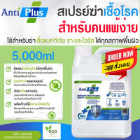 AntiPlus 5000ml  ยาฆ่าเชื้อcovic ?แบบมีแอลกอฮอล์ และไม่มีแอลกอฮอล์ สูตรสำหรับคนแพ้ง่าย น้ำยาฆ่าเชื้อ ยาฆ่าเชื้อโรค ยาฆ่าเชื้อโควิ 1  /kaidee2564