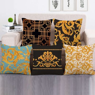 【CW】 Pillowcase cushion decoration luxury geometric lattice pillowcase throw christmas pillow case