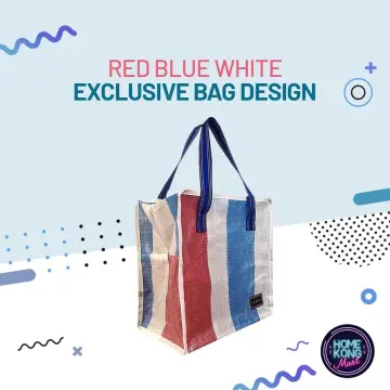 Red white blue online handbags