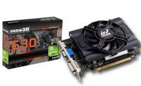 การ์ดจอ Inno3D Nvidia GeForce GT630 / 2GB 128 Bit DDR3 graphics card  Port เชื่อมต่อ : VGA , DVI , HDMI ไม่ต้องต่อไฟเพิ่ม สินค้าสภาพสวยๆ(ไม่มีกล่อง NOBOX) ส่งไว