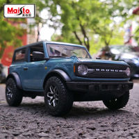 Maisto 1:24ฟอร์ด Bronco Lima Badlands ล้อแม็กรถยนต์รุ่น D Iecast โลหะนอกถนนยานพาหนะรถรุ่นจำลองสูงเด็กของเล่น Gift888