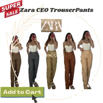Buy Zara Straight Pants online