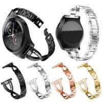 （Bar watchband）สายสแตนเลสคริสตัล20มม.,สำหรับ Garmin Vivoactive 3 Samsung เกียร์ S2 Galaxy 3 41มม. Active 2สำหรับ Amazfit GTS 2 Mini GTS 2e