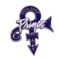 RIP Prince Pin Purple Rain Love Symbol Badge Rock and Roll Music Memorabilia Jewelry