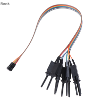 Renk 10pcs 300mm ทดสอบ Hook CLIP Logic analyzer CABLE Gripper Probe Test CLAMP