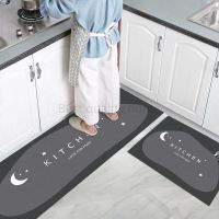 厨房地垫 卫生间地垫 地毯 Kitchen Mats Bathroom Floor Mats Oil and Dirt Resistant Absorbent Floor Mats Non-slip 防滑 吸水 速干 脚垫