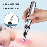 ZZOOI Electric Acupuncture Pen Acupoints Energy Meridian Pencil Body Massage Apparatus 5 in 1 Guasha Neck Foot Trigger Point Massager Massage Chairs &amp; Massager