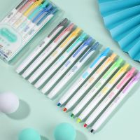 6pcs Retractable Highlighter  Chisel Tip No Bleed  Assorted Color Highlighter  Retractable Marker  Cute Colorful Highlighter  PaHighlighters  Markers