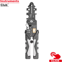 Instruments คีมเหล็กวาเนเดียมโครเมี่ยมอเนกประสงค์,คีมตัดสายไฟตัดลอกคีมหนีบเครื่องมือบำรุงรักษาสำหรับเครื่องใช้ภายในบ้าน