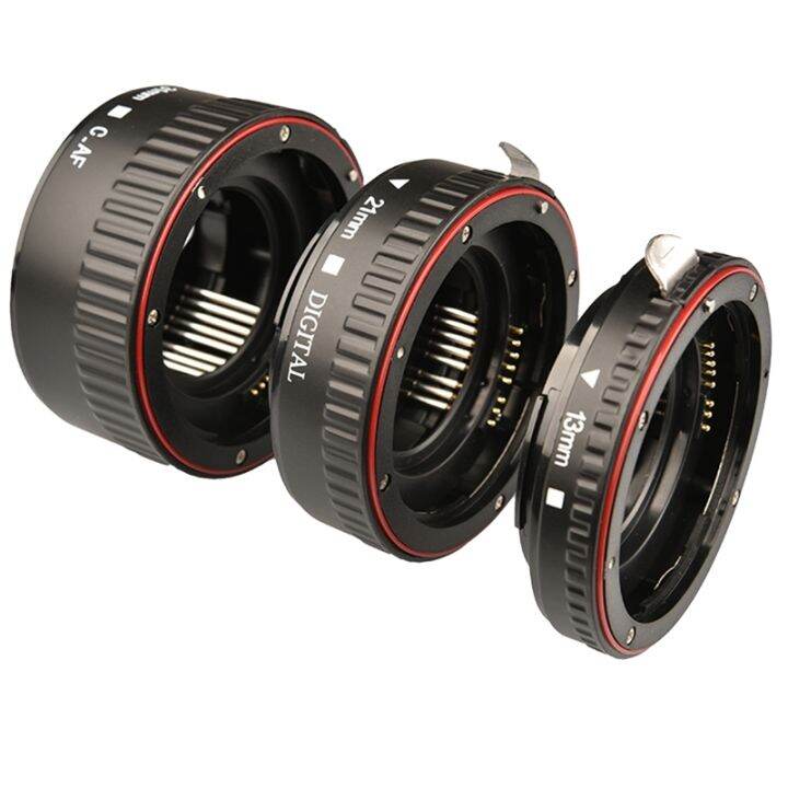 macro-extension-tube-set-3-piece-auto-focus-rings-and-lens-of-slr-black-aluminum-alloy-compatible-for-canons-all-ef-and-ef-s-lenses