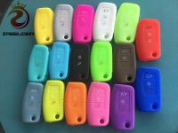 【cw】 Silicone Key Remote Cover Case Protect For Ford Fiesta Focus 2 Ecosport Kuga Escape 3 Buttons Car Flip Shell Accessories Parts