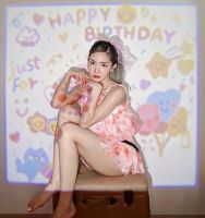 [พร้อมส่ง!!] โปรเจคเตอร์ Happy Birthday / ไฟ happy birthday เครื่องฉายภาพปาร์ตี้วันเกิด ไฟถ่ายรูป สไตล์เกาหลี พลุกระดาษ