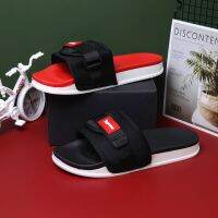 AFIRST Kualiti Tinggi Fashion Suprcme Kasut Sandals Slippers Outdoor Kasut Shoes slipar lelaki slipar perempuan 55