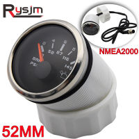 NMEA 2000 52มิลลิเมตรวัดความดันน้ำมันน้ำมันกดเมตรสำหรับเรือยอชท์รถ0-10บาร์0-145 PSI พอร์ตด้าน Starboard NMEA2000 9-30โวลต์