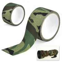 Elastic Wrap Tape Army Adhesion Outdoor Hunting Camouflage Tapes Waterproof Wrapping Durable Self Adhesive Camo Stealth Bandage Adhesives  Tape