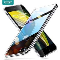 ☄❐▪ ESR Tempered Glass Case For iPhone SE 2020 3 SE3 2022 11 Pro X XS Max Clear Back Cover Glass Case for iPhone SE 2020 8 7 11
