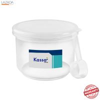 ขวดโหลพลาสติก พร้อมช้อน KASSA HOME รุ่น JCJ-1621 ขนาด 330 มล. สีขาว   &amp;lt; &amp;lt; &amp;lt; &amp;lt; โปรโมชั่นสุดคุ้ม &amp;gt; &amp;gt; &amp;gt; &amp;gt;