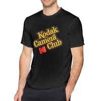 Kodak Camera Club T Shirt MenS 100% Cotton Cool T-Shirt Round Neck George Eastman Tees Short Sleeve Clothing Summer